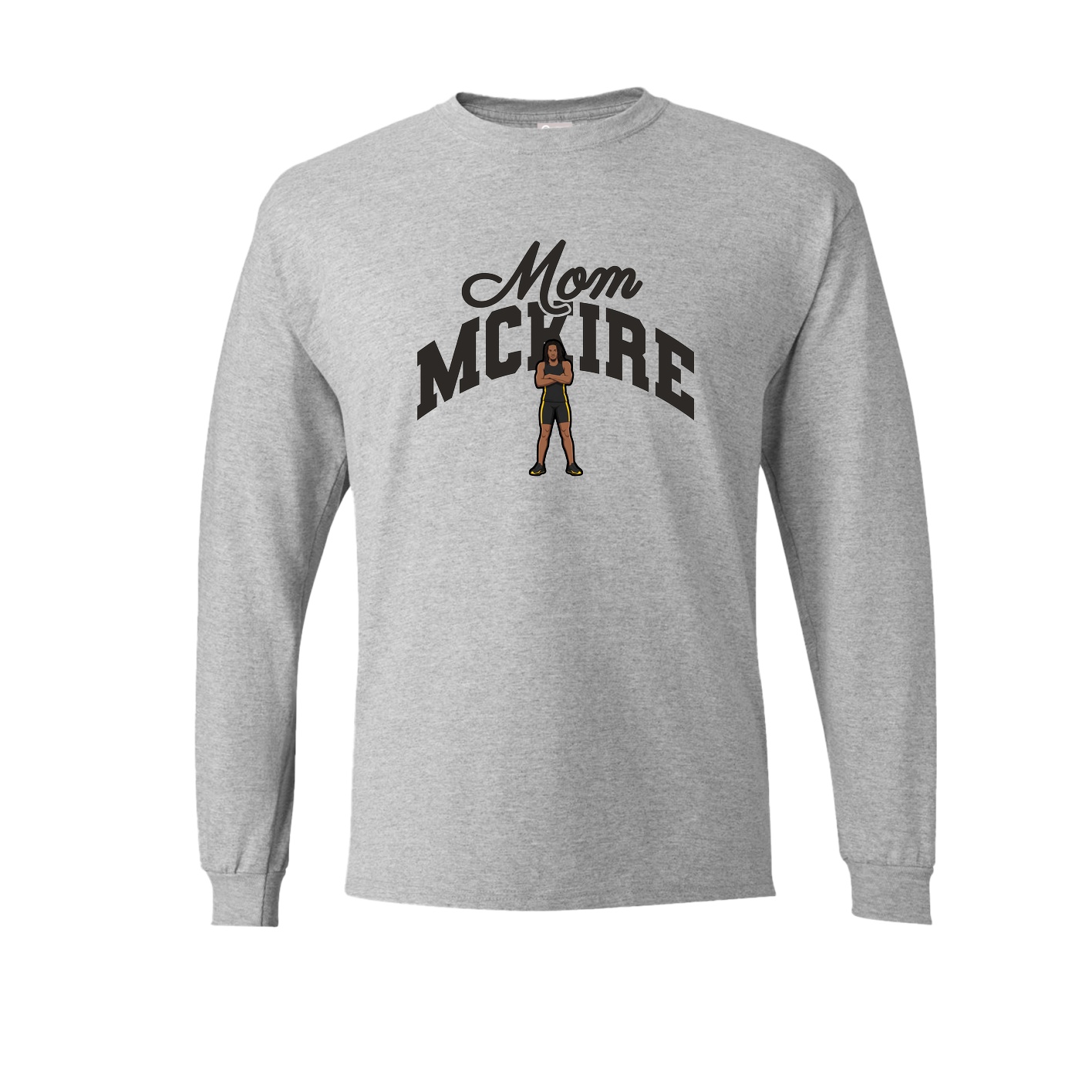 Long Sleeve Tee — Mothers Day Arch in Grey