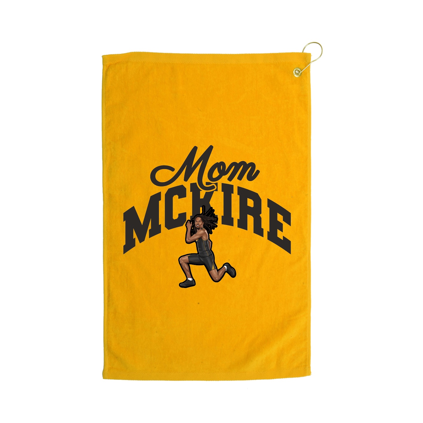 Golf Towel — Mothers Day Arch in Gold