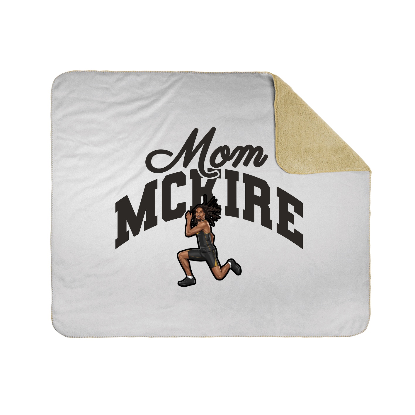 Throw Blanket — Mothers Day Arch in White