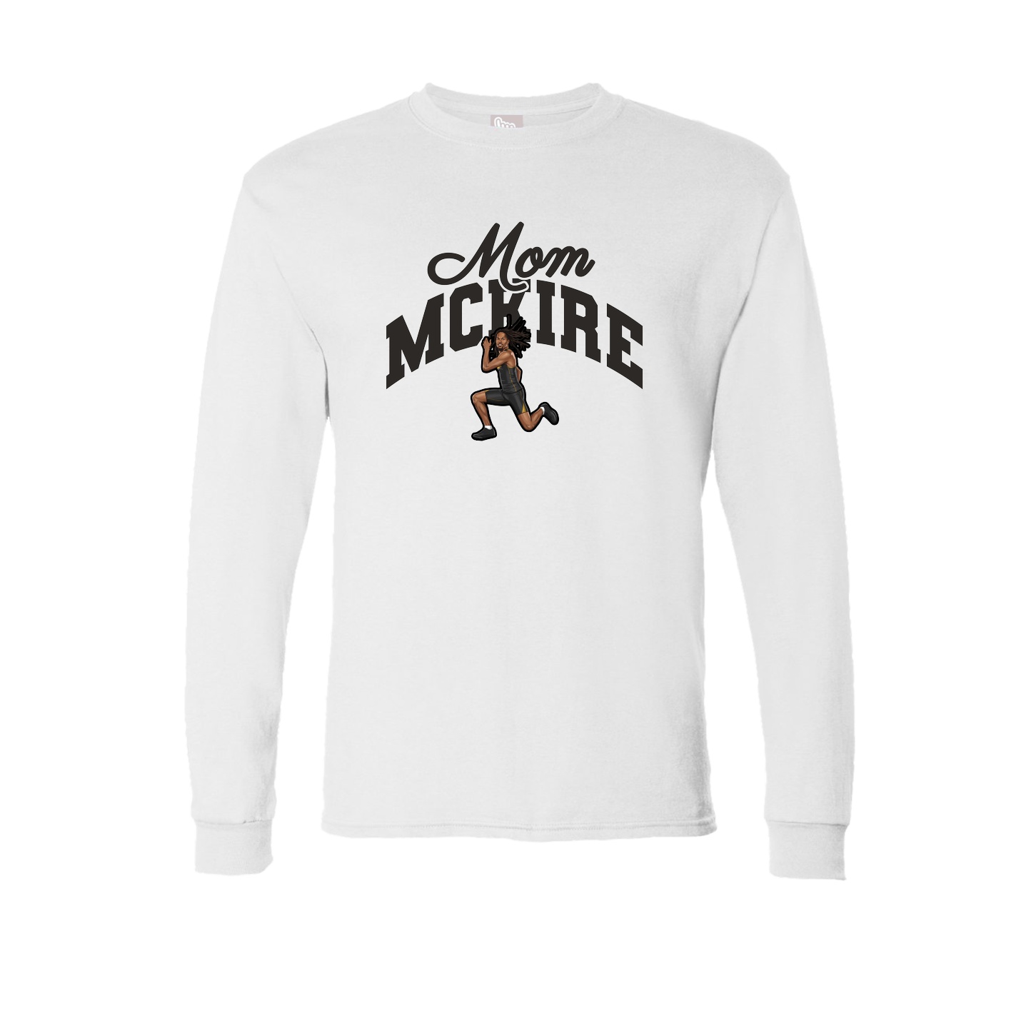 Long Sleeve Tee — Mothers Day Arch in White