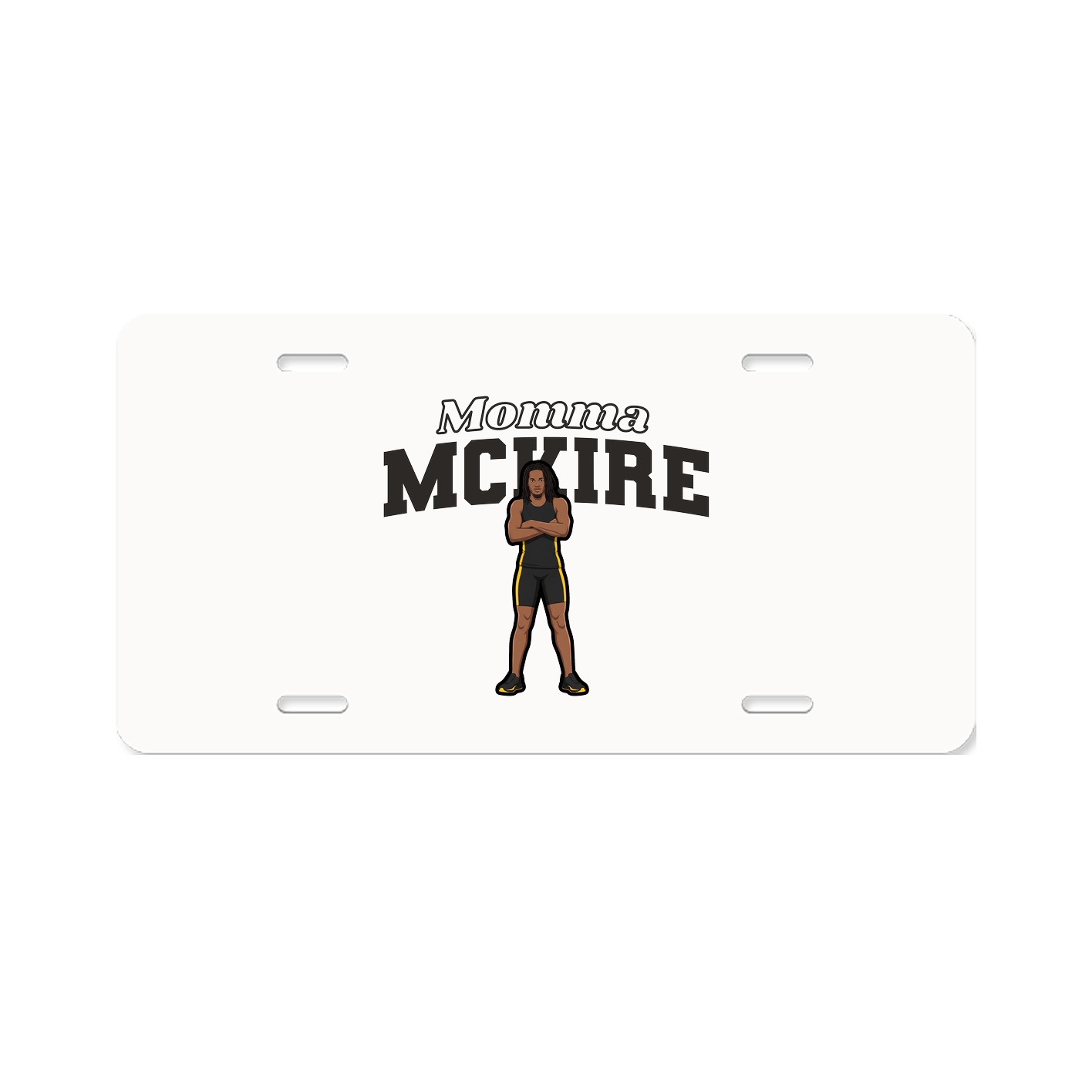 License Plate — Mothers Day Block in Classic