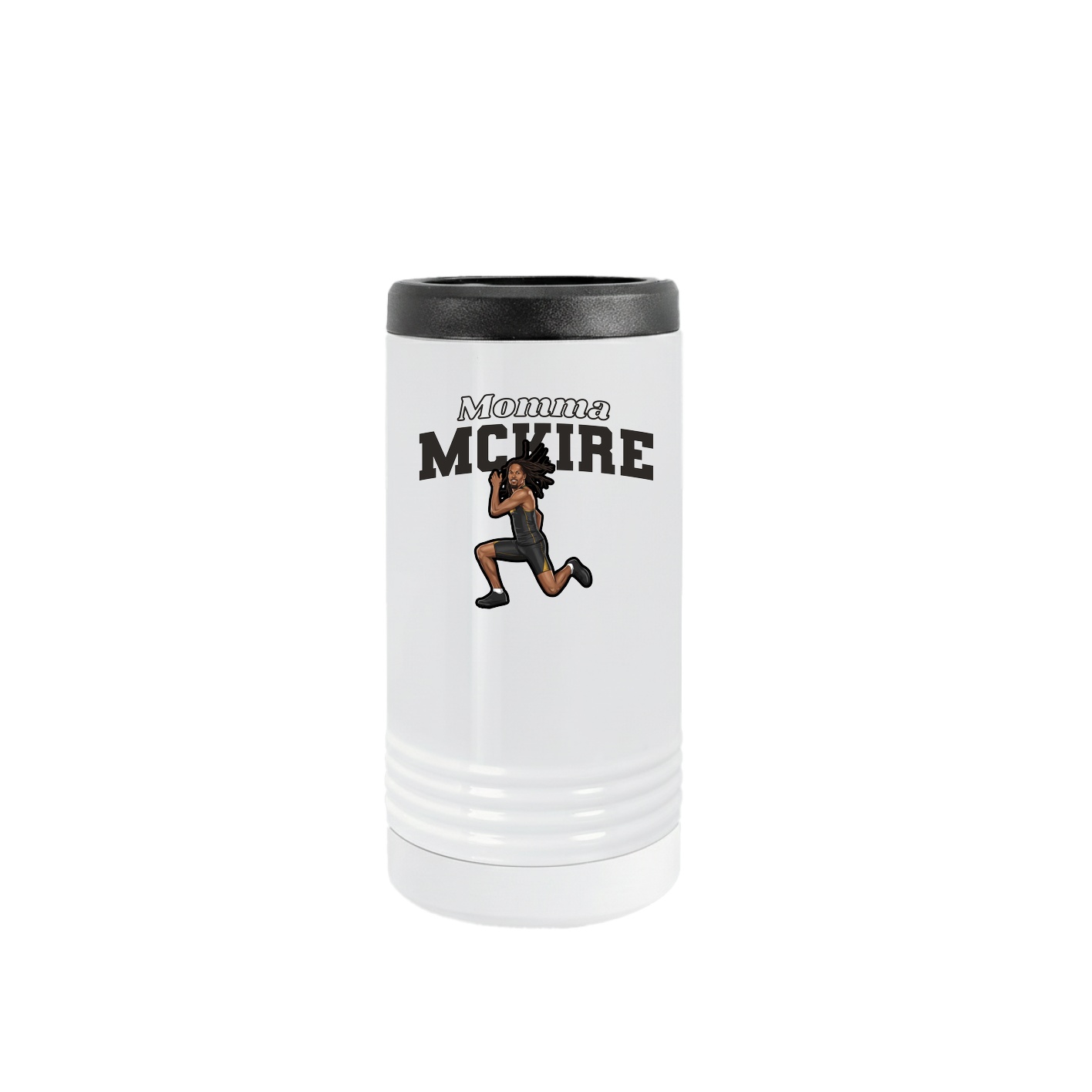Slim Beverage Holder — Mothers Day Block in White