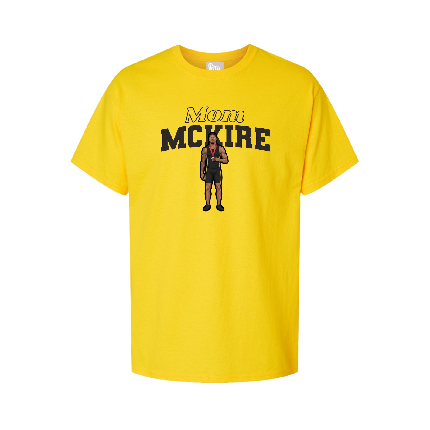 Youth Tee — Mothers Day Block in Gold