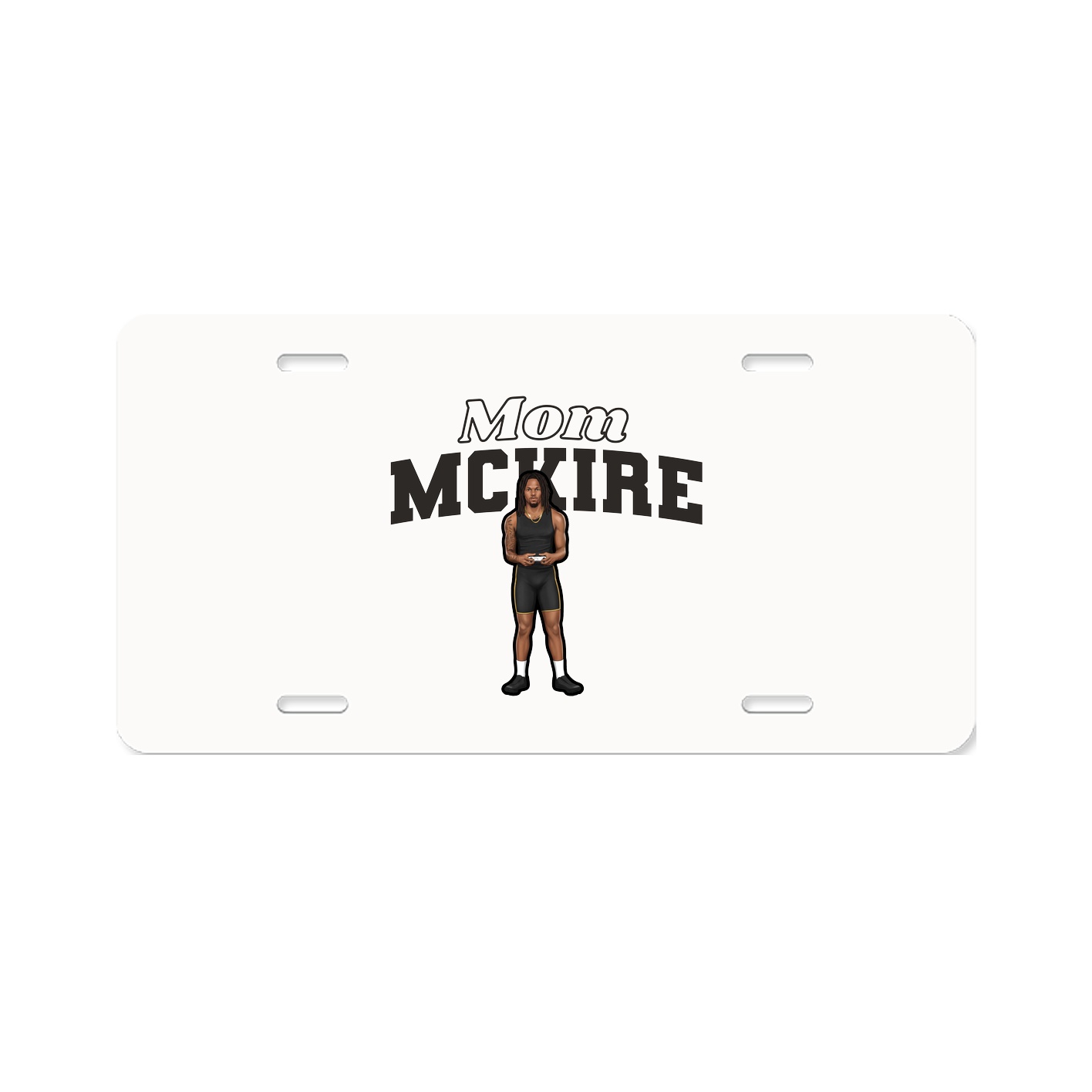 License Plate — Mothers Day Block in Classic