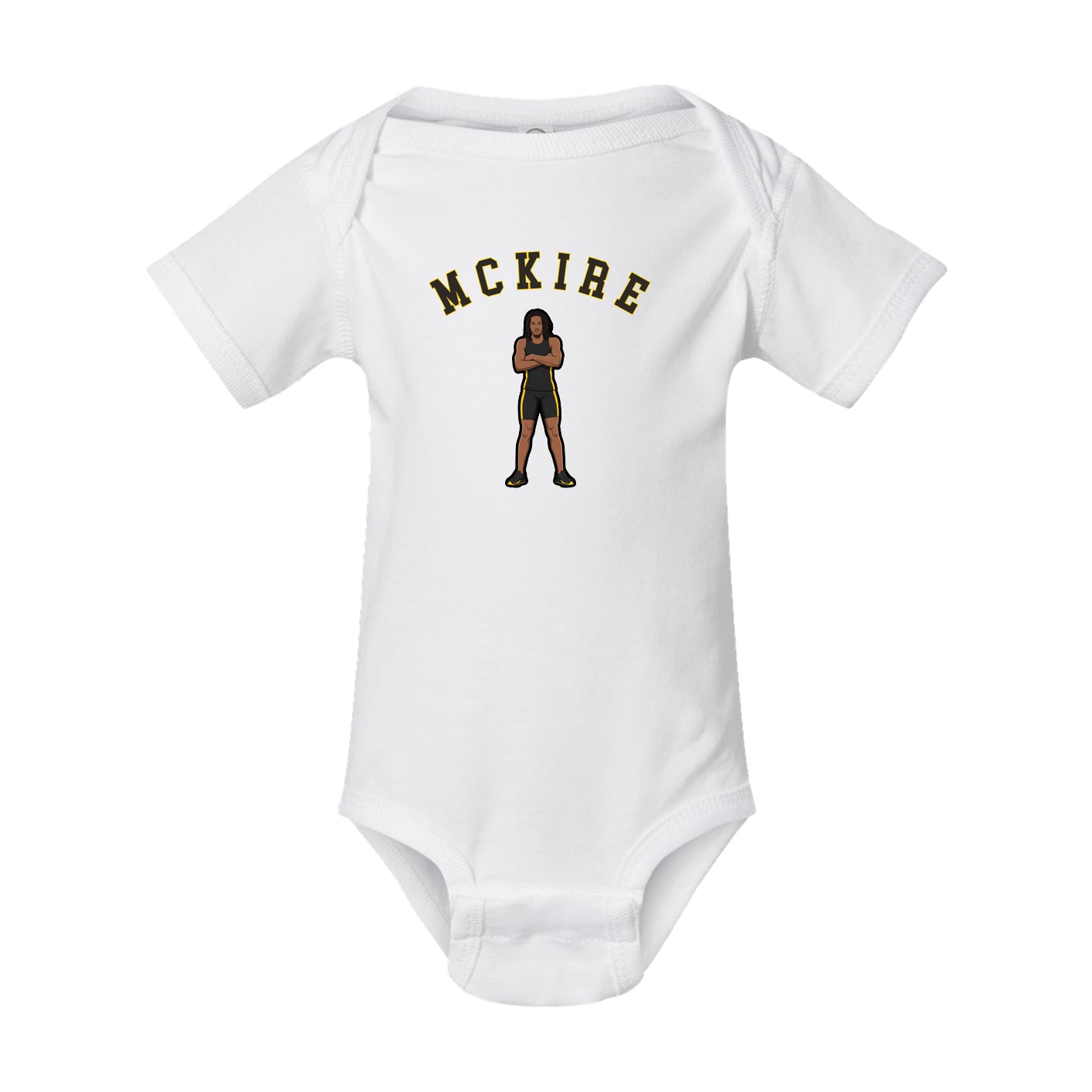 Baby Onesie — Shirsey Arch in White