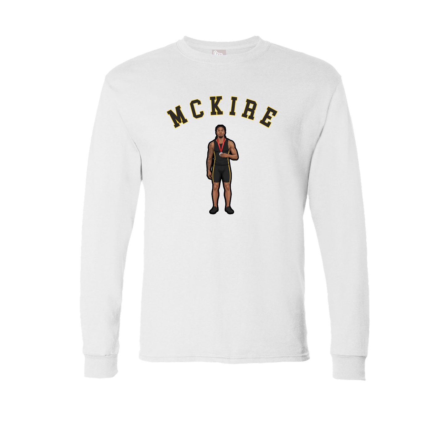 Long Sleeve Tee — Shirsey Arch in White