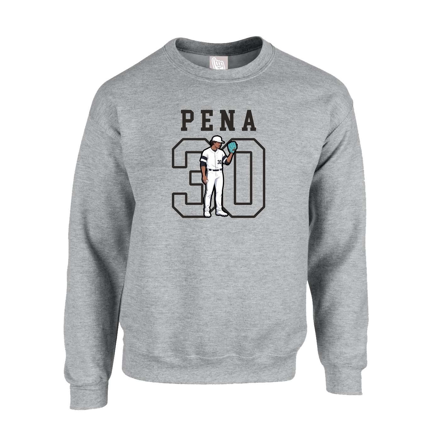 Fleece Crew — Shirsey in Grey