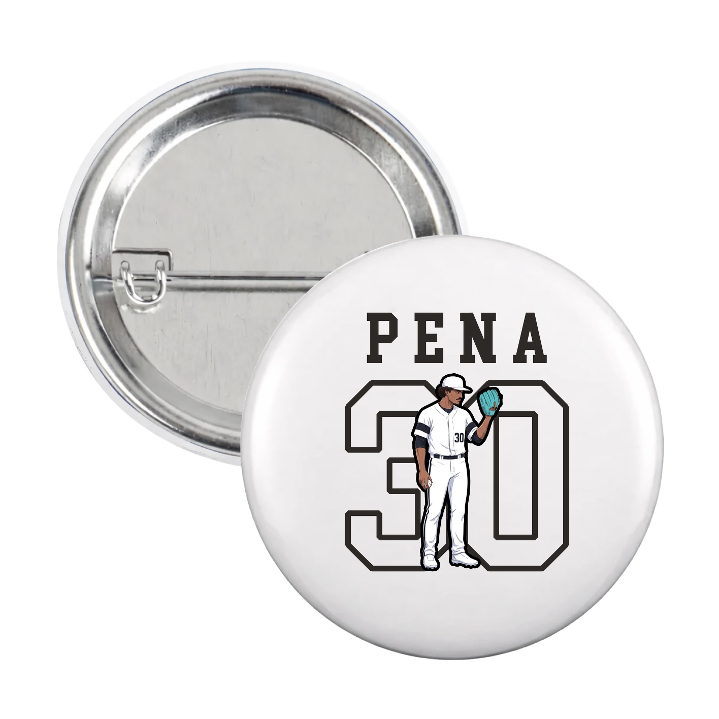 Game Day Button — Shirsey in White