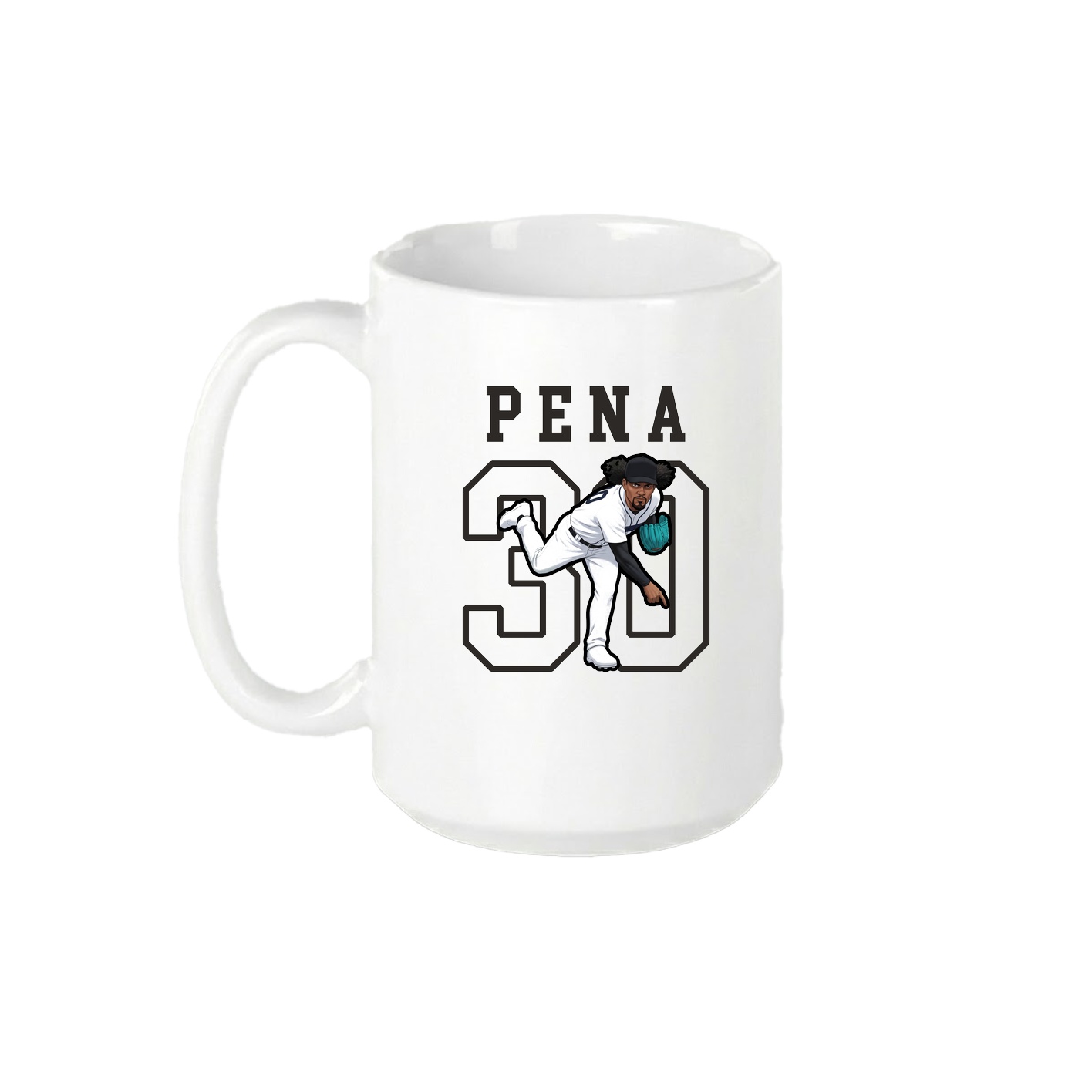 15oz Coffee Mug — Shirsey in White
