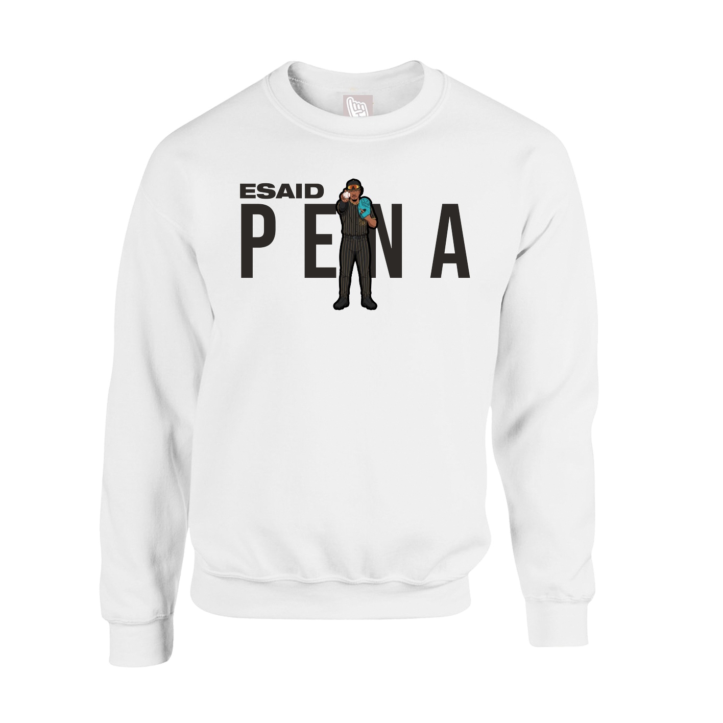 Fleece Crew — Player Name in White