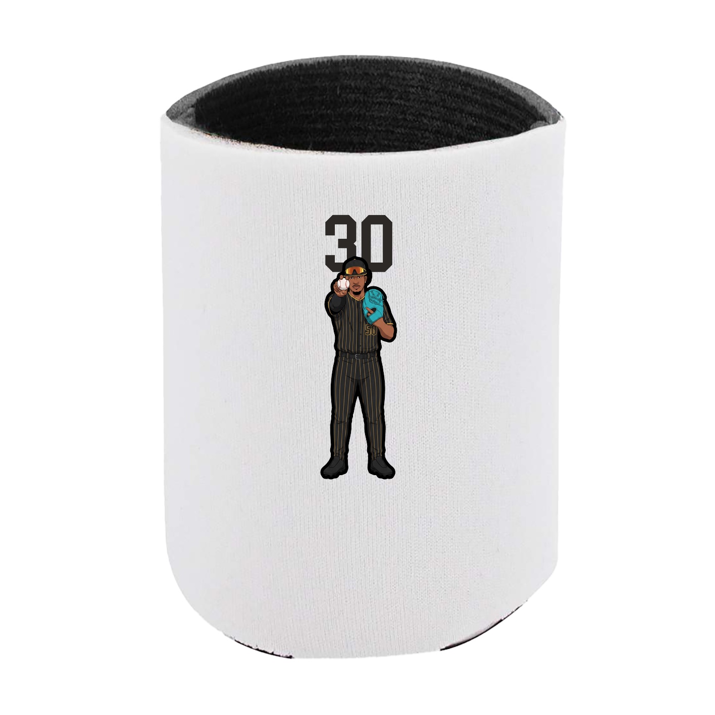 Can Holder — Number Top in White
