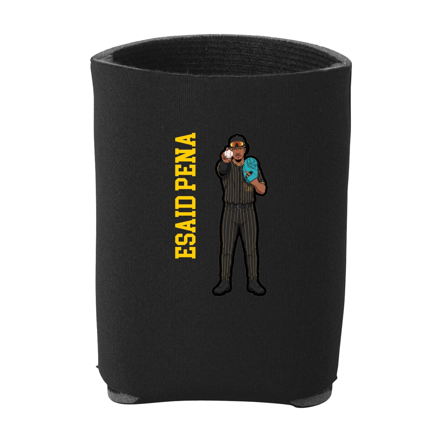 Can Holder — Name Vertical in Black