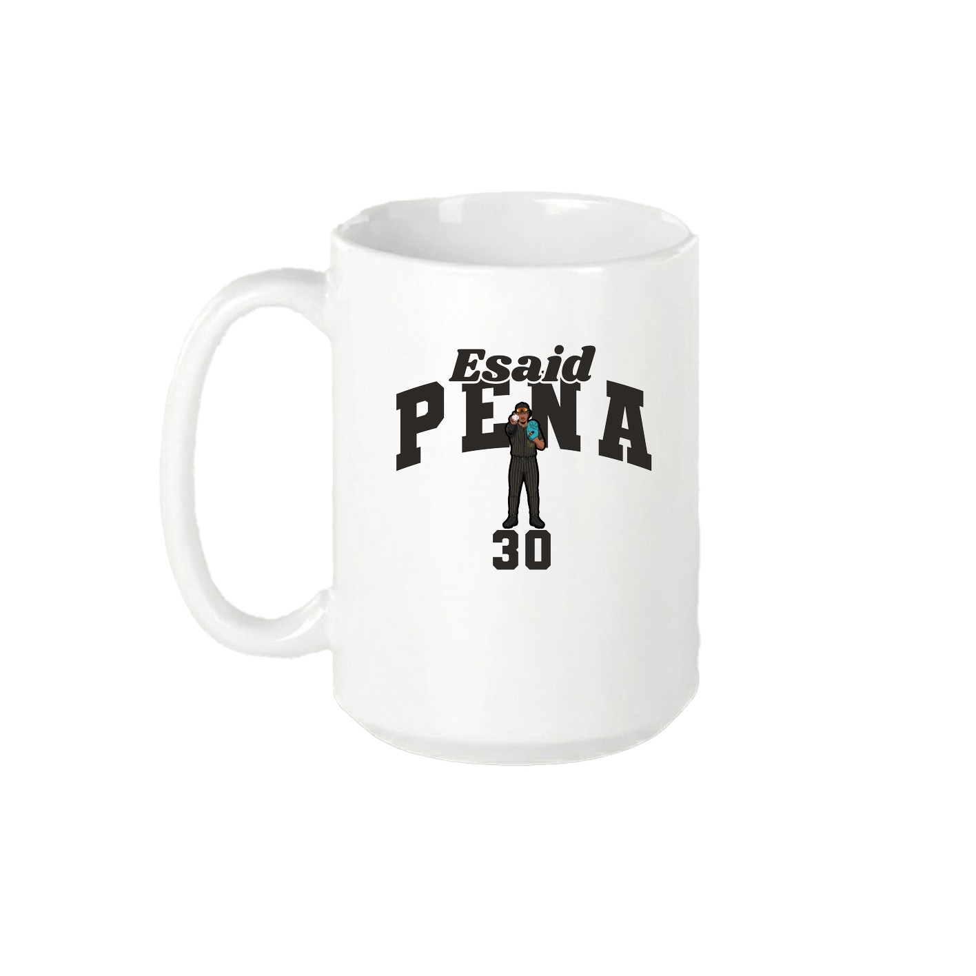 15oz Coffee Mug — Signature Arch in White