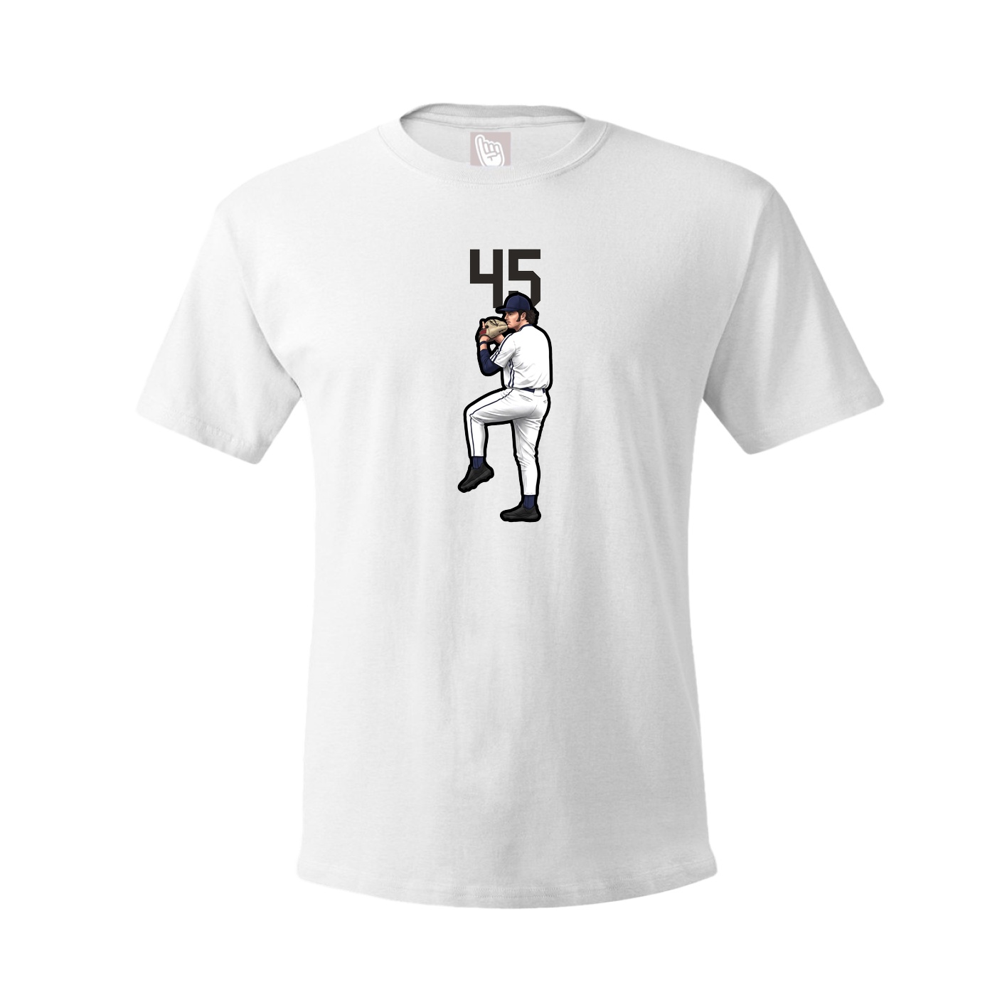 Tee — Number Top in White