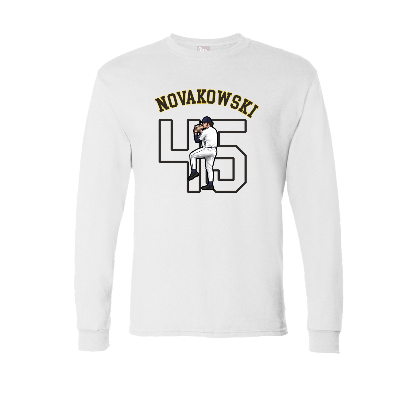 Long Sleeve Tee — Shirsey Arch in White