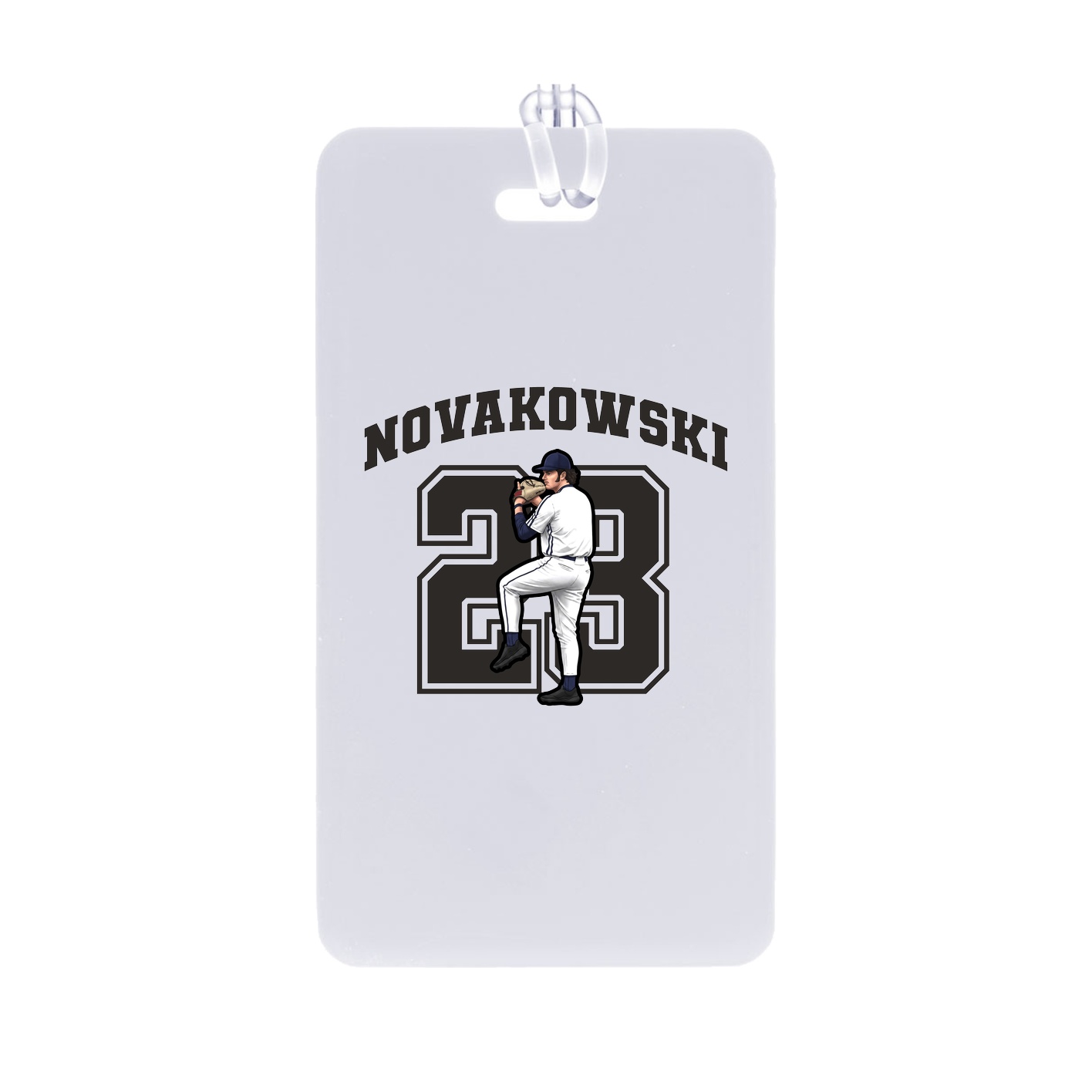 Bag Tag — Number in Classic