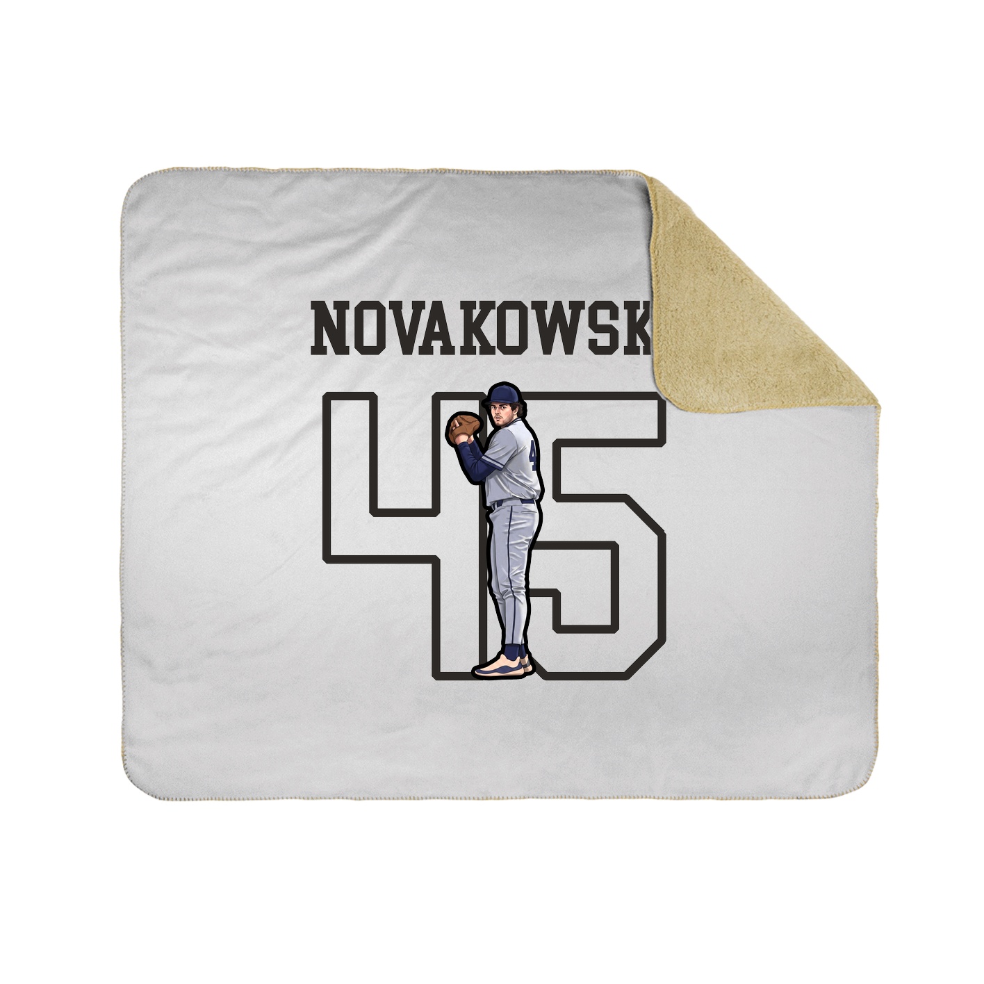 Throw Blanket — Shirsey in White