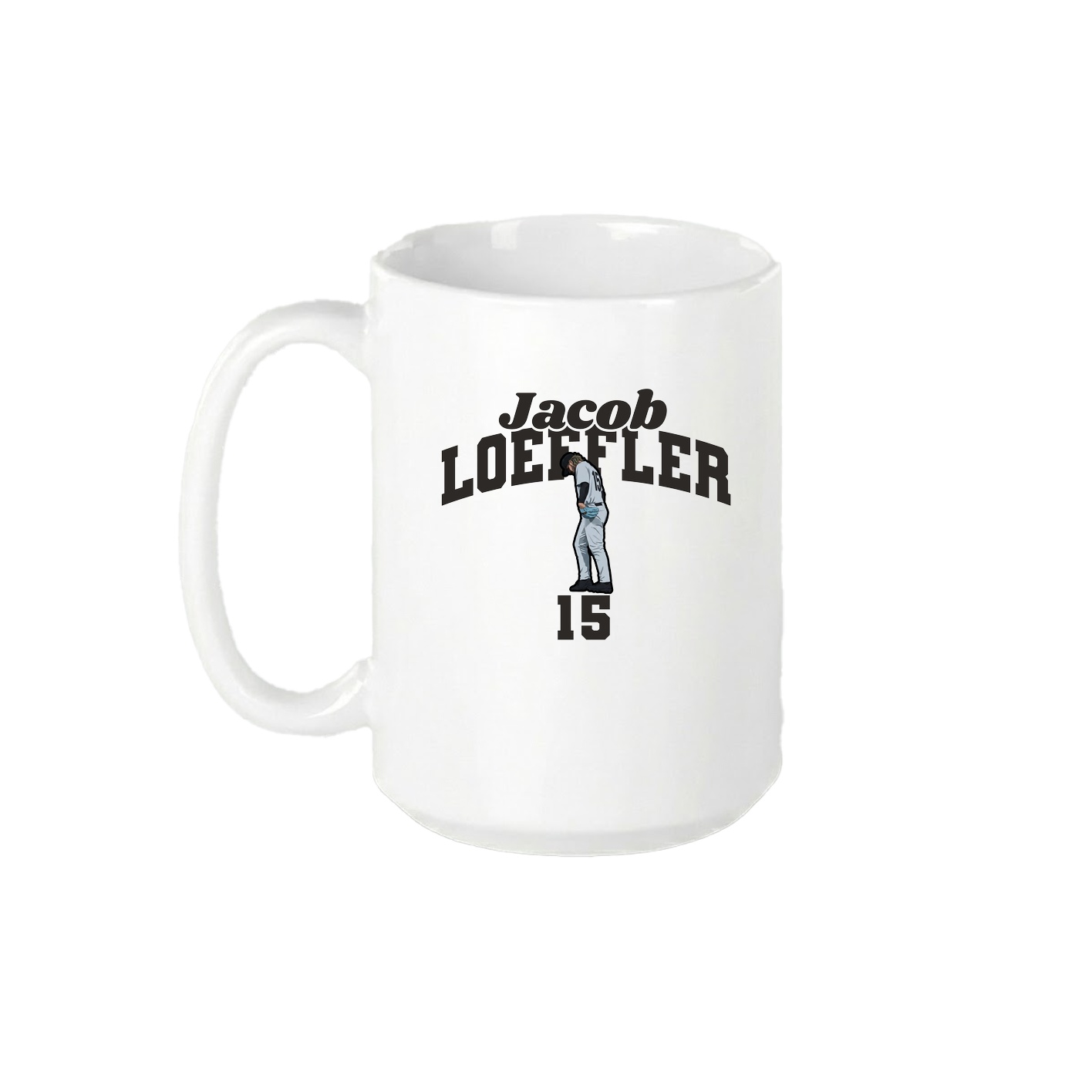 15oz Coffee Mug — Signature Arch in White