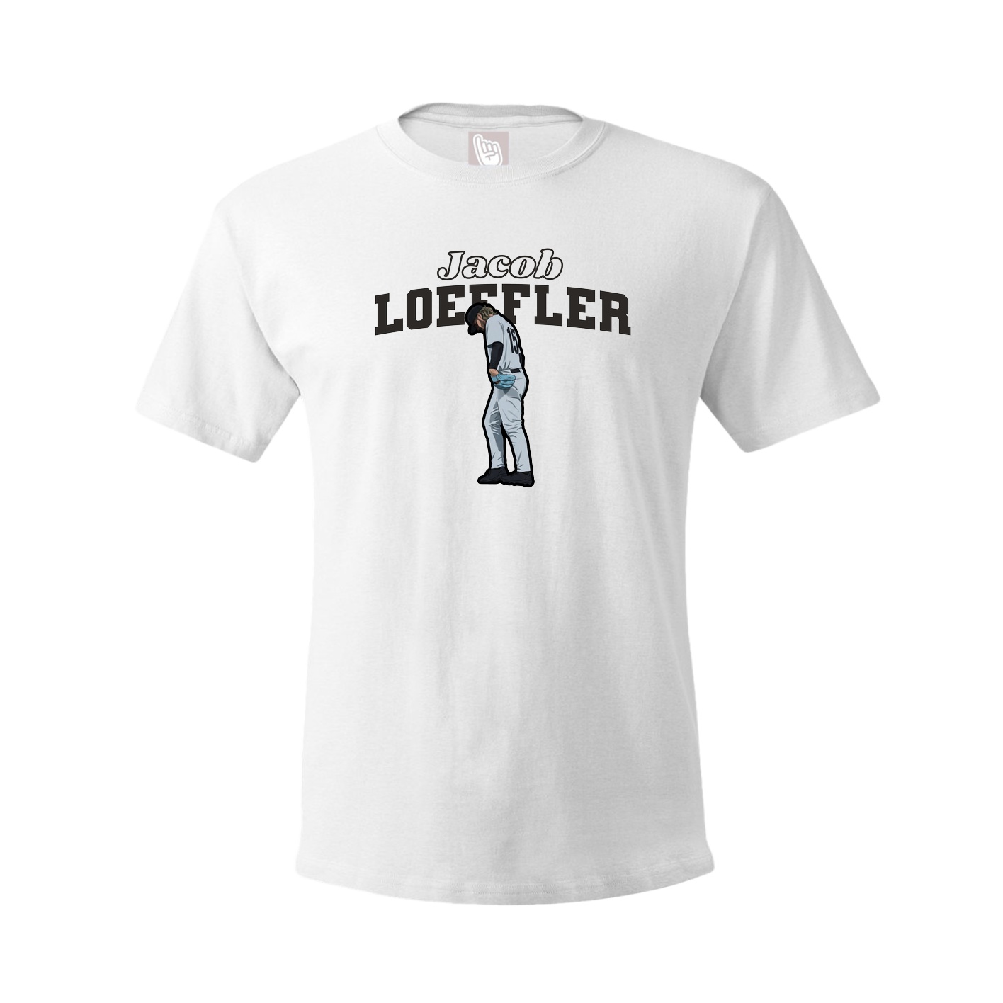 Tee — Name Arch in White