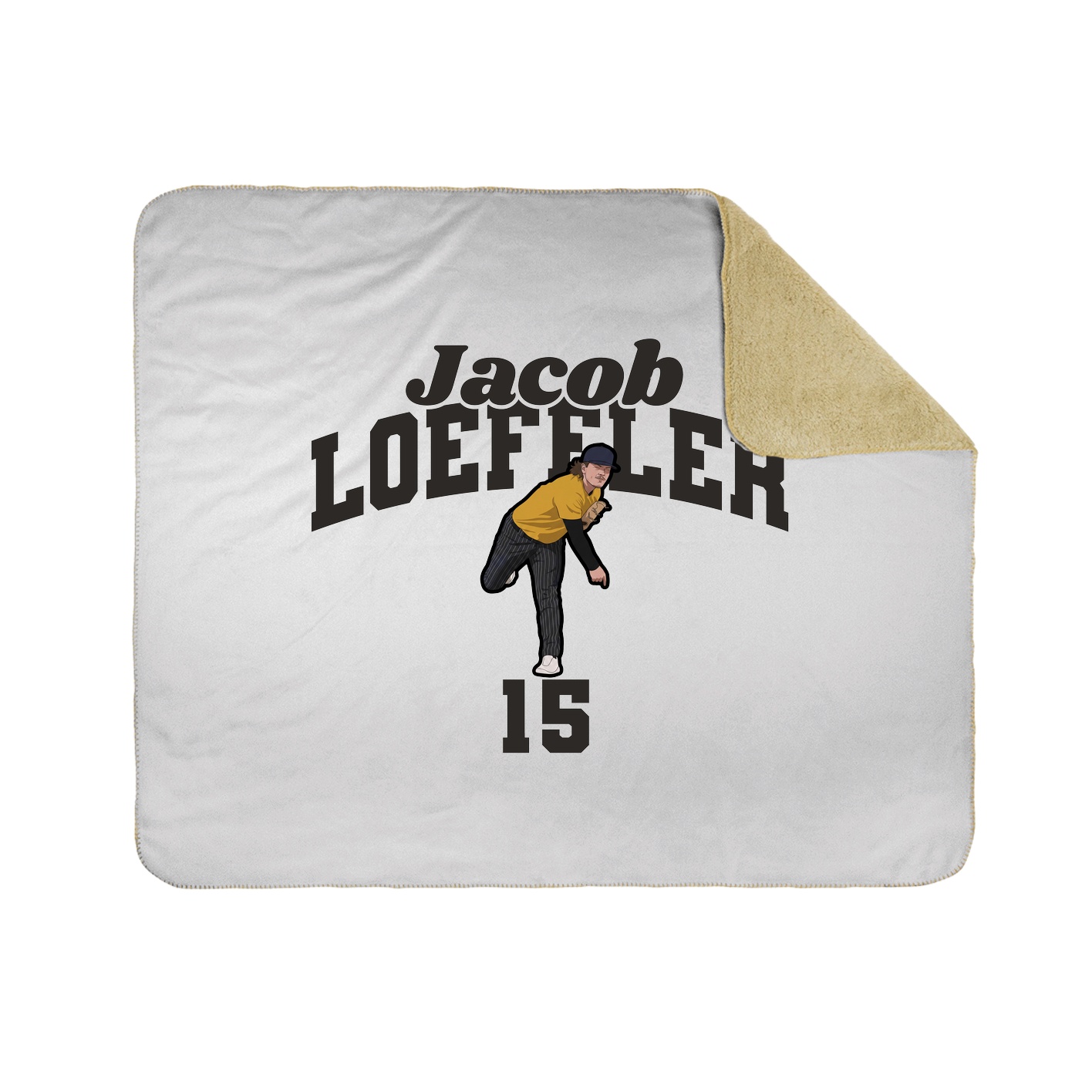 Throw Blanket — Signature Arch in White