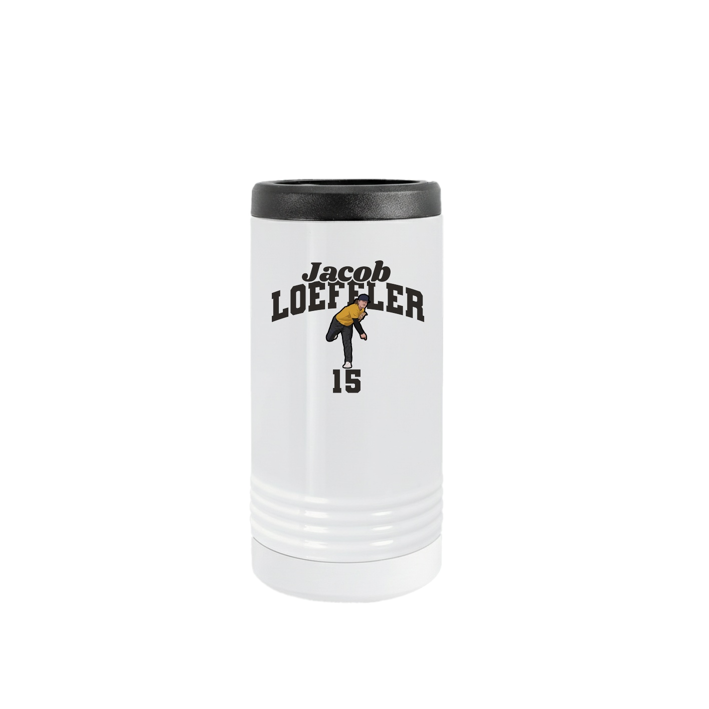 Slim Beverage Holder — Signature Arch in White