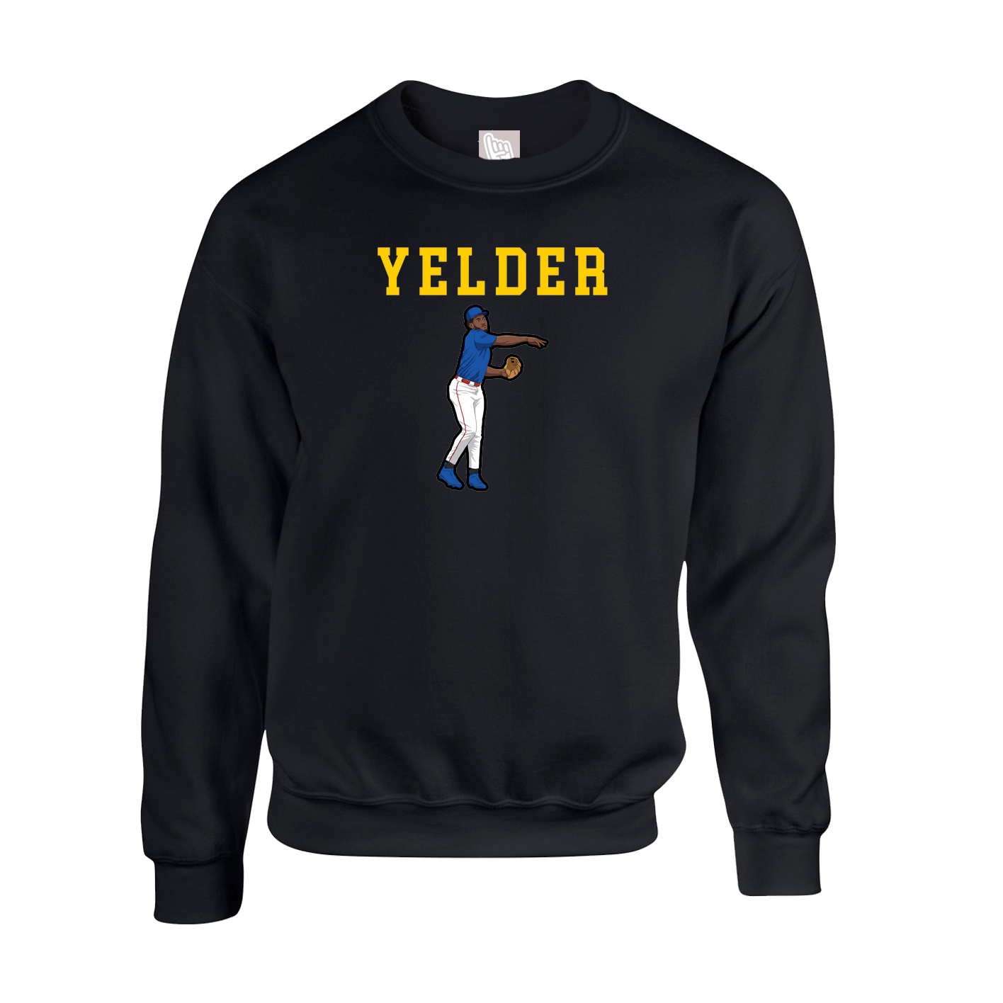 Fleece Crew — Shirsey in Black