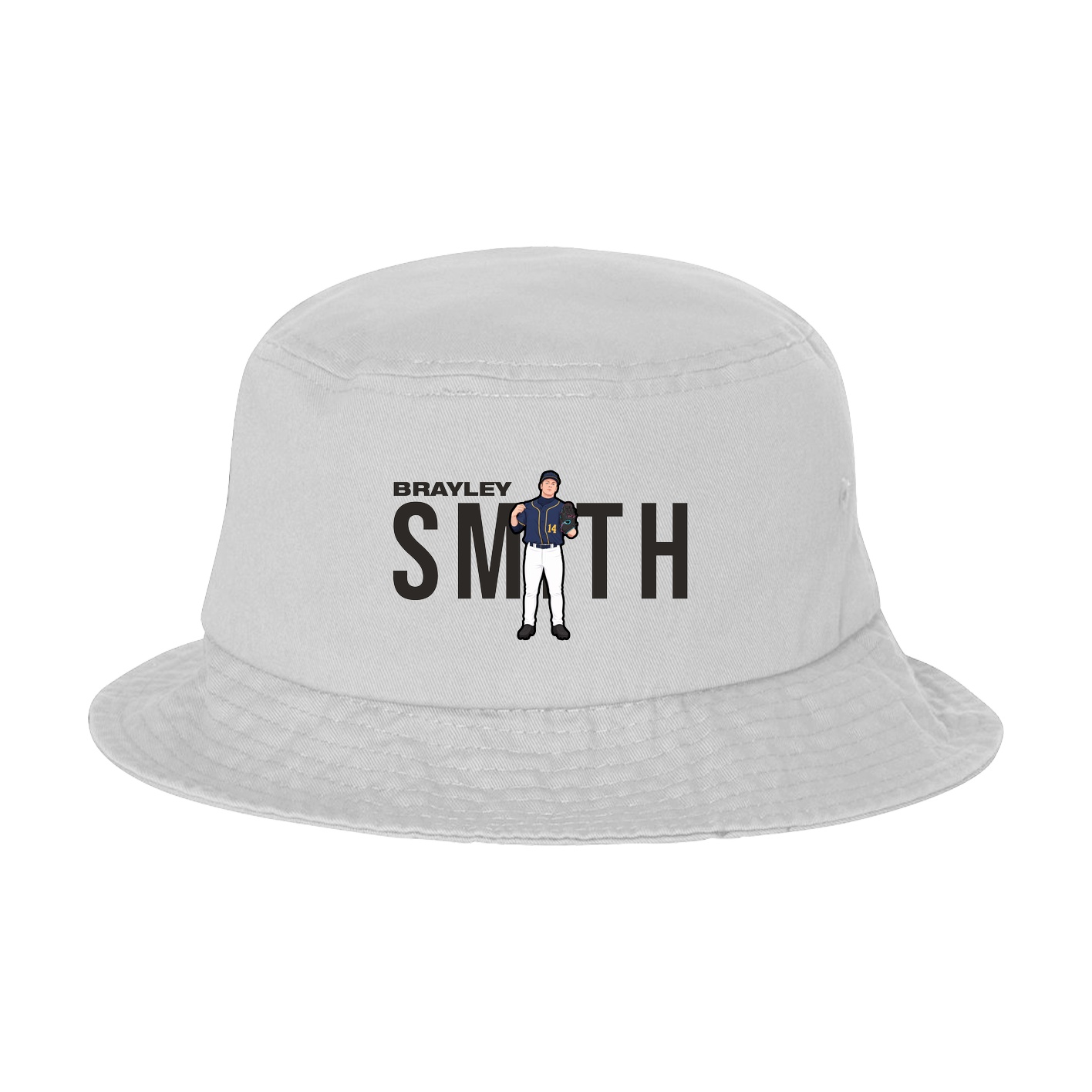 Bucket Cap — Player Name in White