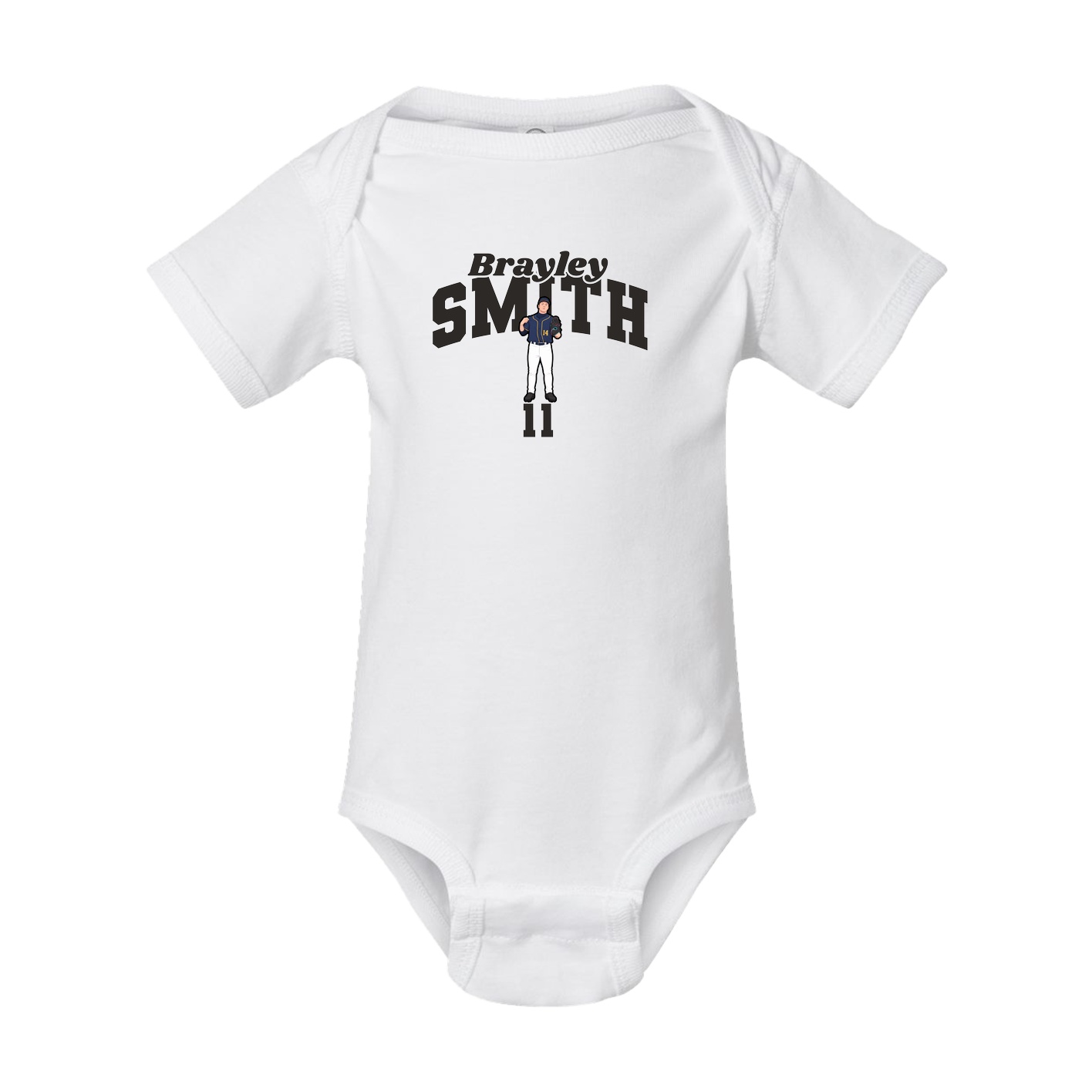 Baby Onesie — Signature Arch in White