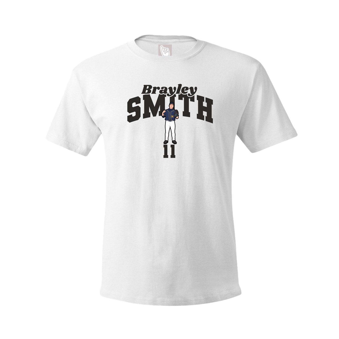 Tee — Signature Arch in White
