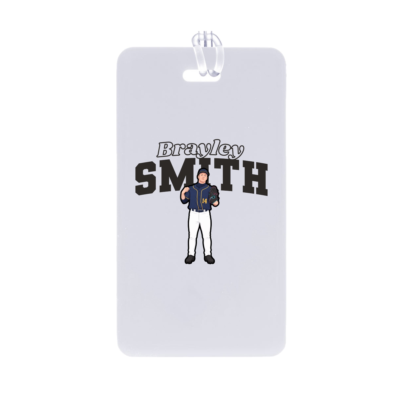 Bag Tag — Name Arch in Classic