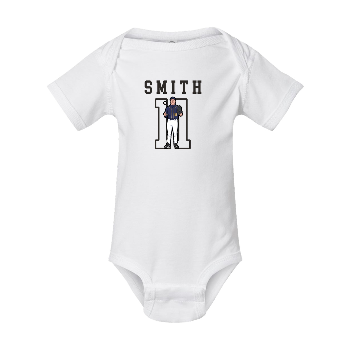 Baby Onesie — Shirsey in White