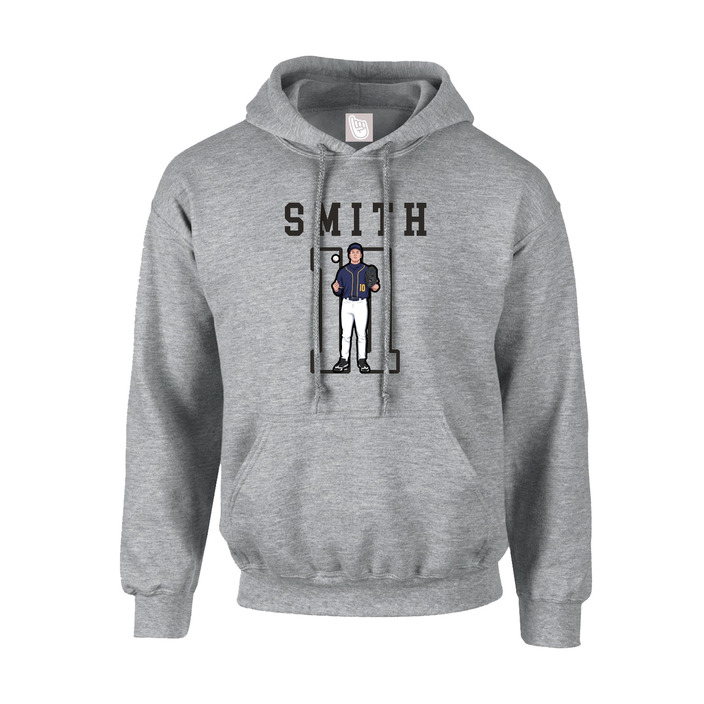 Hoodie — Shirsey in Grey