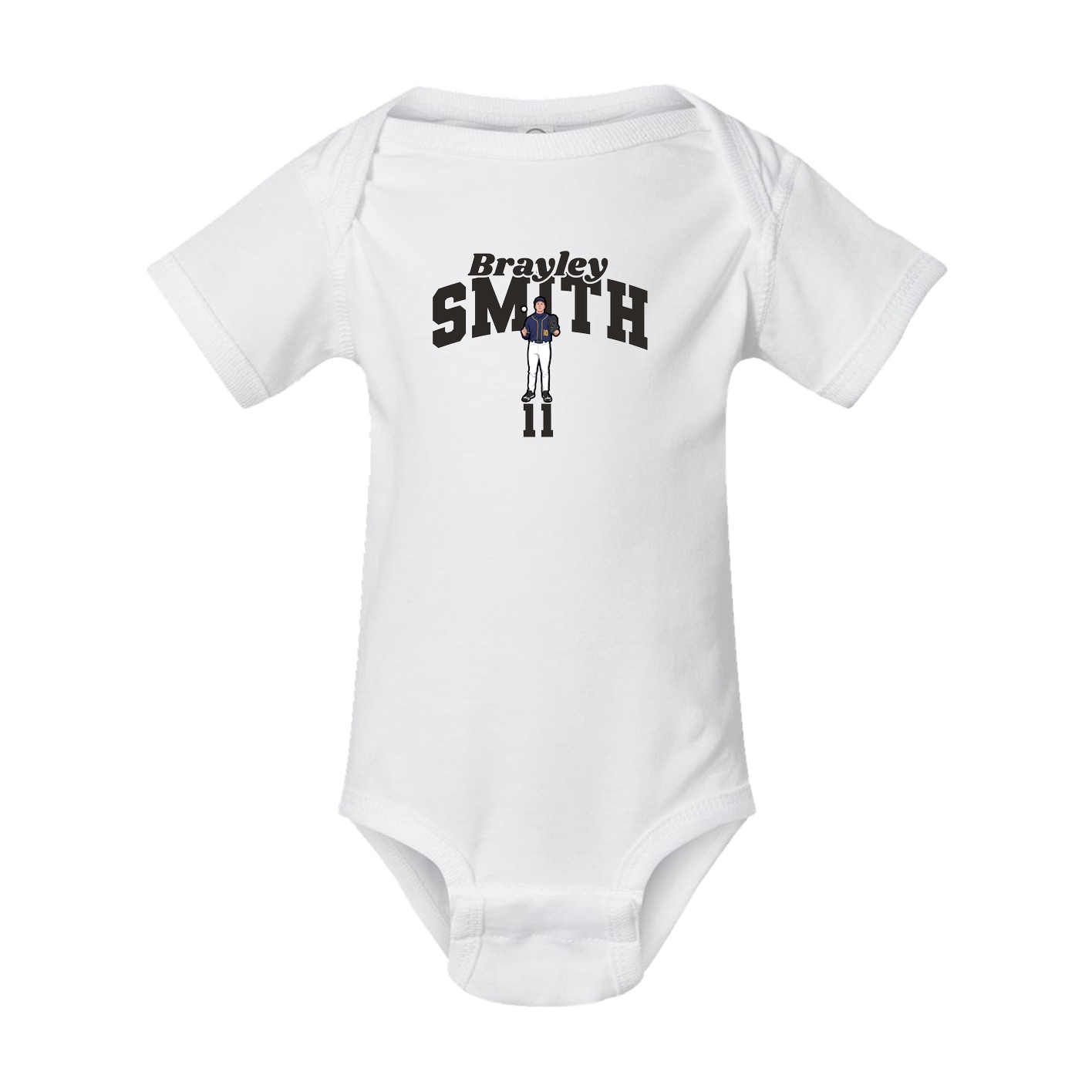 Baby Onesie — Signature Arch in White