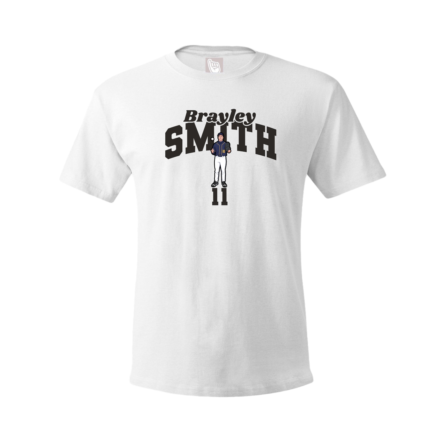Youth Tee — Signature Arch in White
