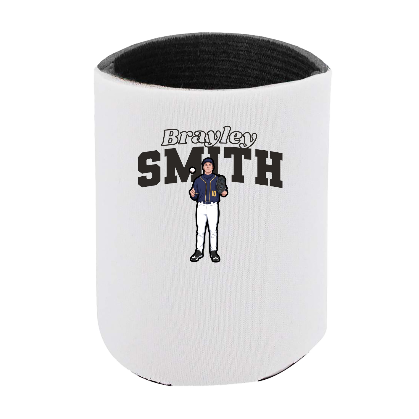Can Holder — Name Arch in White