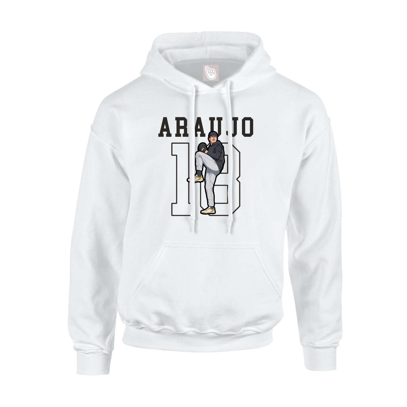 Youth Hoodie — Shirsey in White