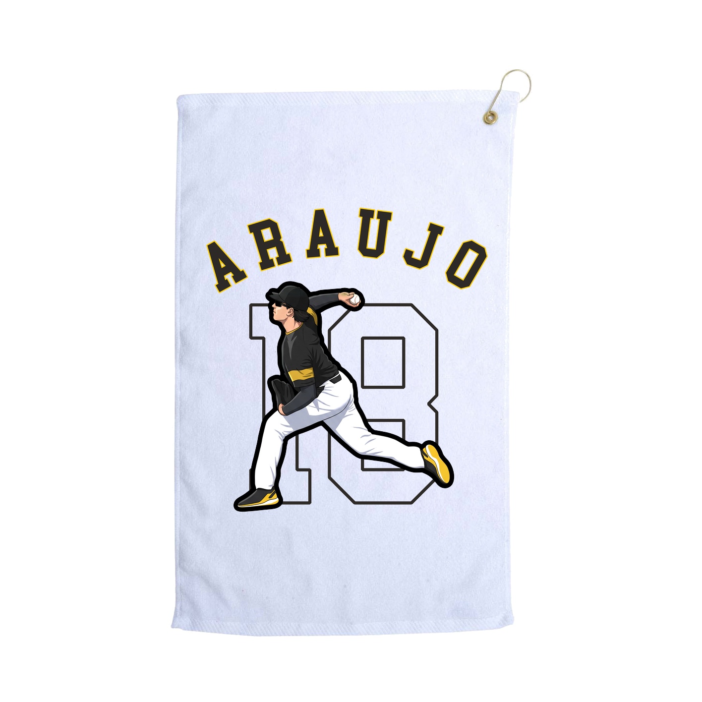 Golf Towel — Shirsey Arch in White