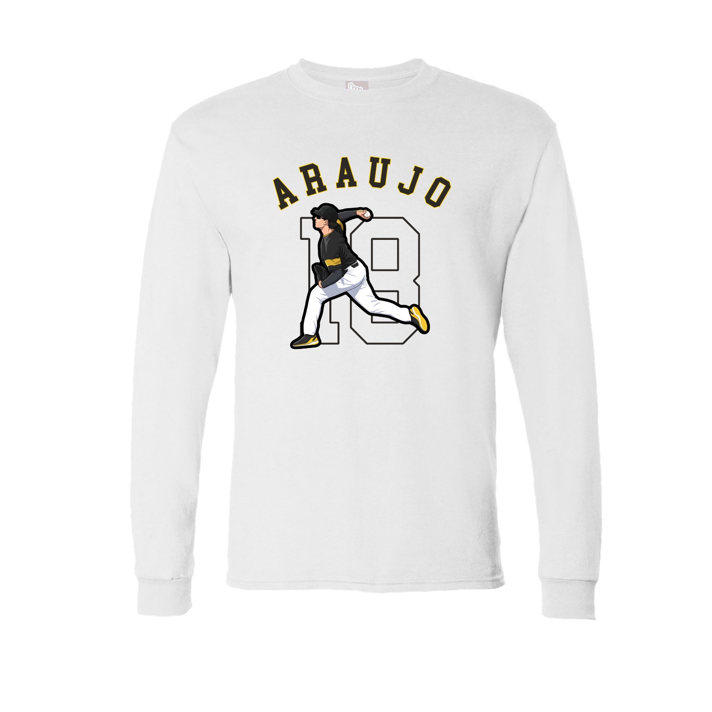 Long Sleeve Tee — Shirsey Arch in White