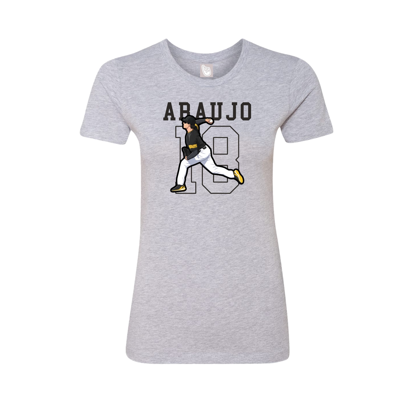 Fitted Women's Tee — Shirsey in Grey