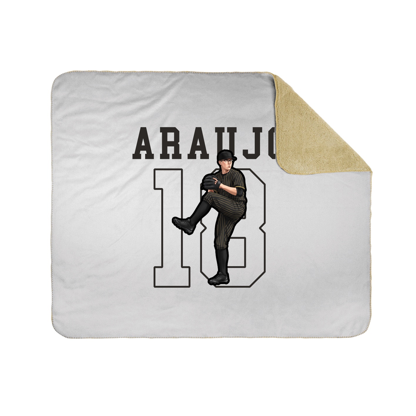 Throw Blanket — Shirsey in White
