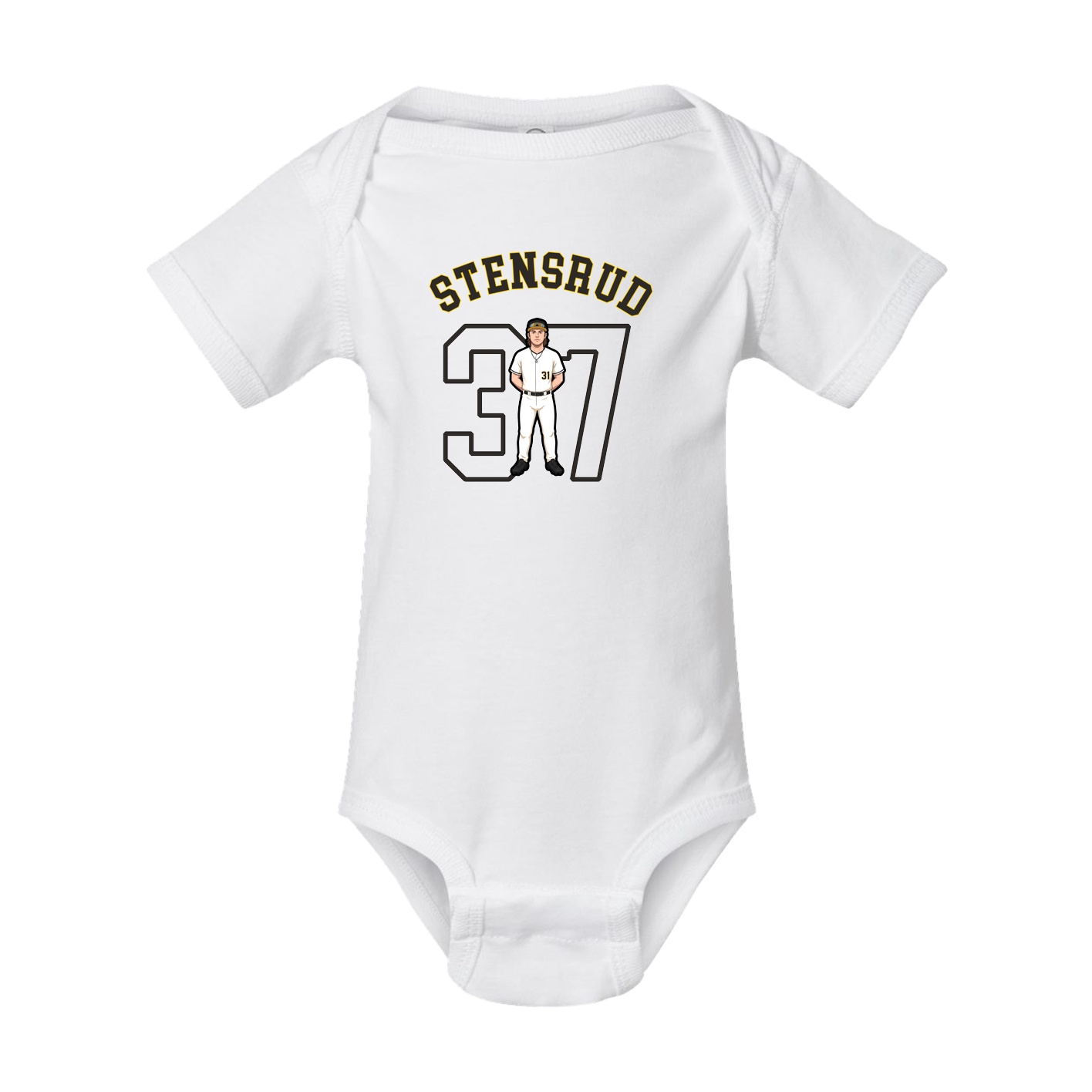 Baby Onesie — Shirsey Arch in White
