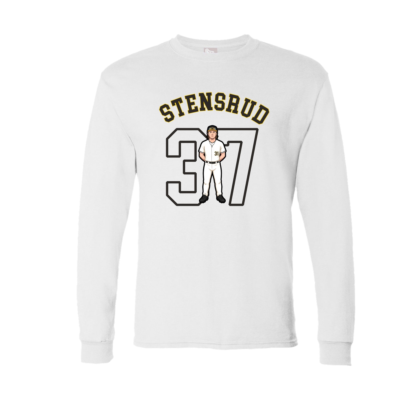 Long Sleeve Tee — Shirsey Arch in White