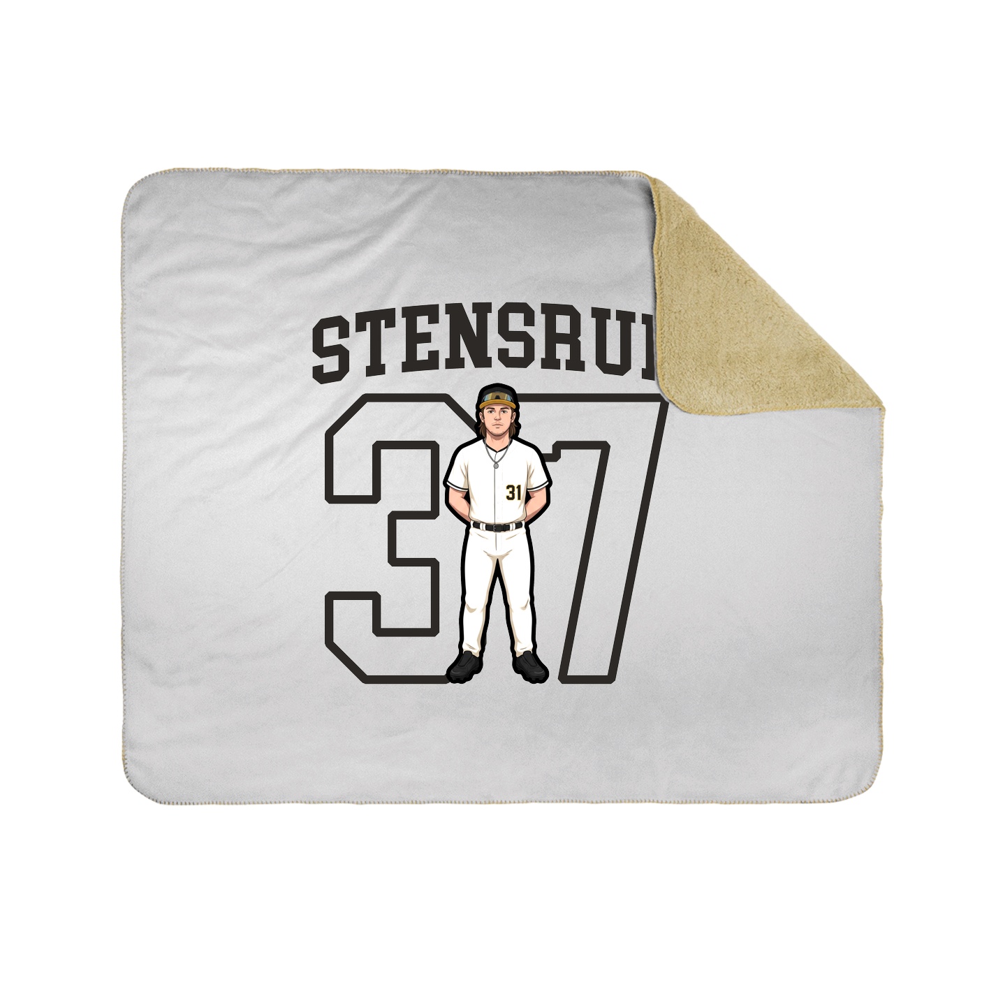 Throw Blanket — Shirsey in White