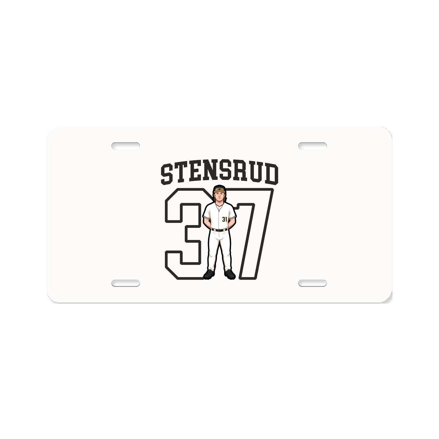 License Plate — Shirsey in Classic