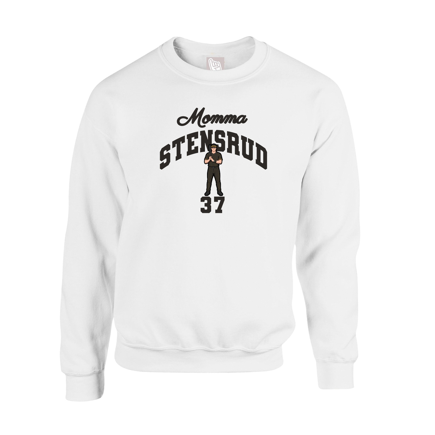 Fleece Crew — Mothers Day Arch in White