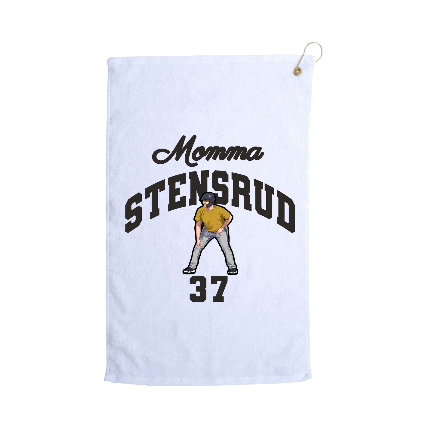 Golf Towel — Mothers Day Arch in White