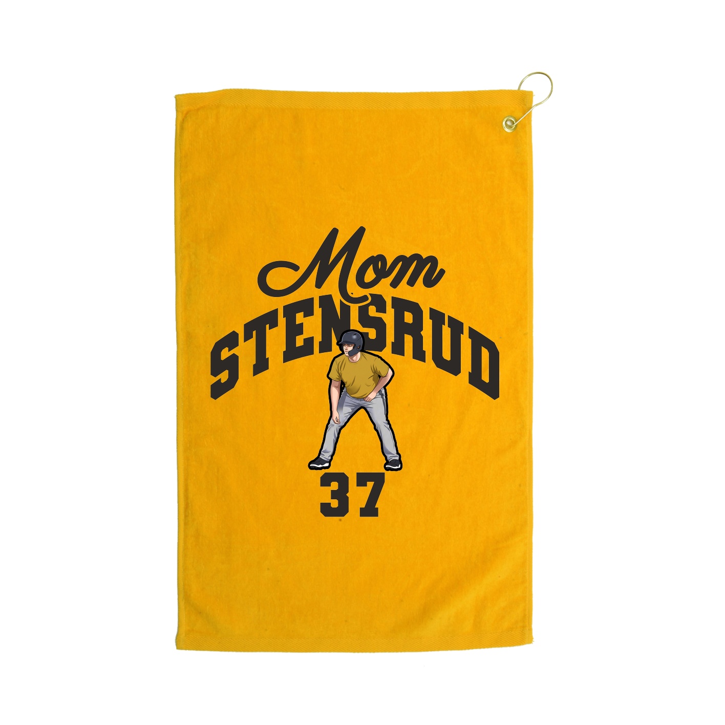 Golf Towel — Mothers Day Arch in Gold