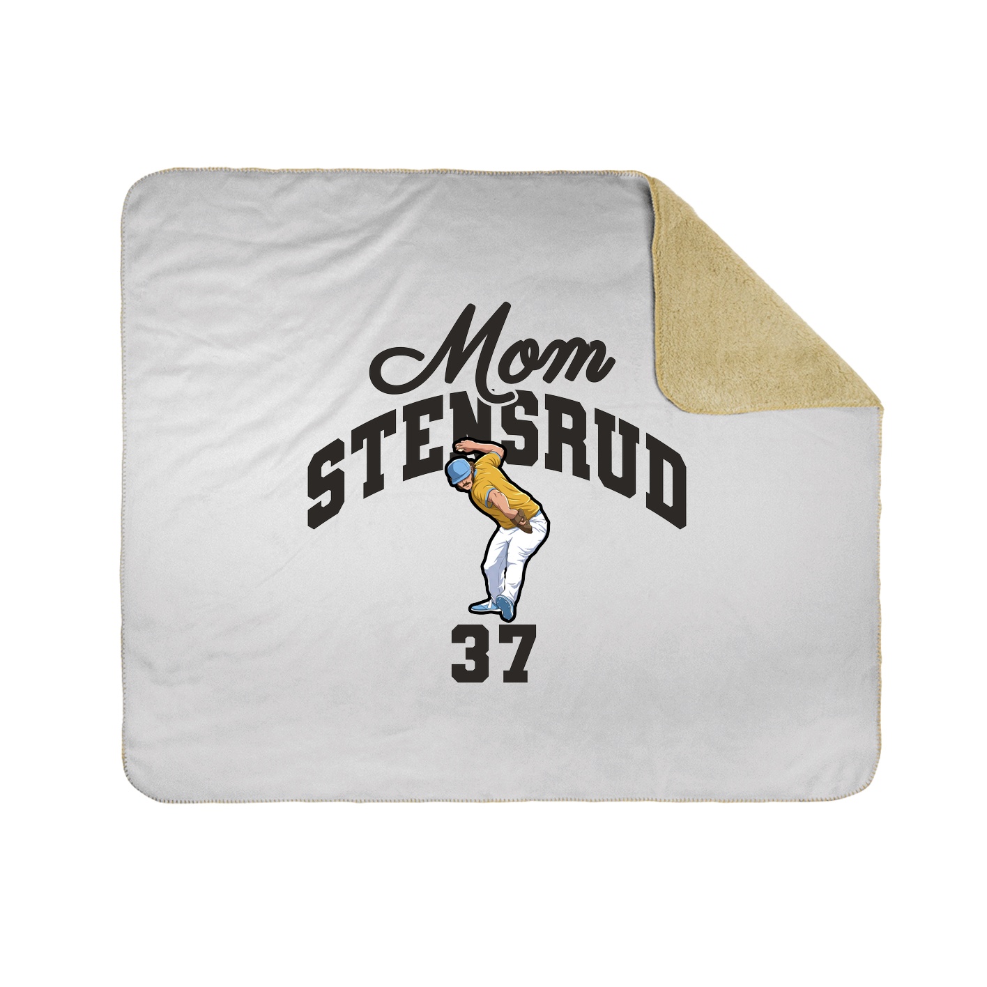 Throw Blanket — Mothers Day Arch in White