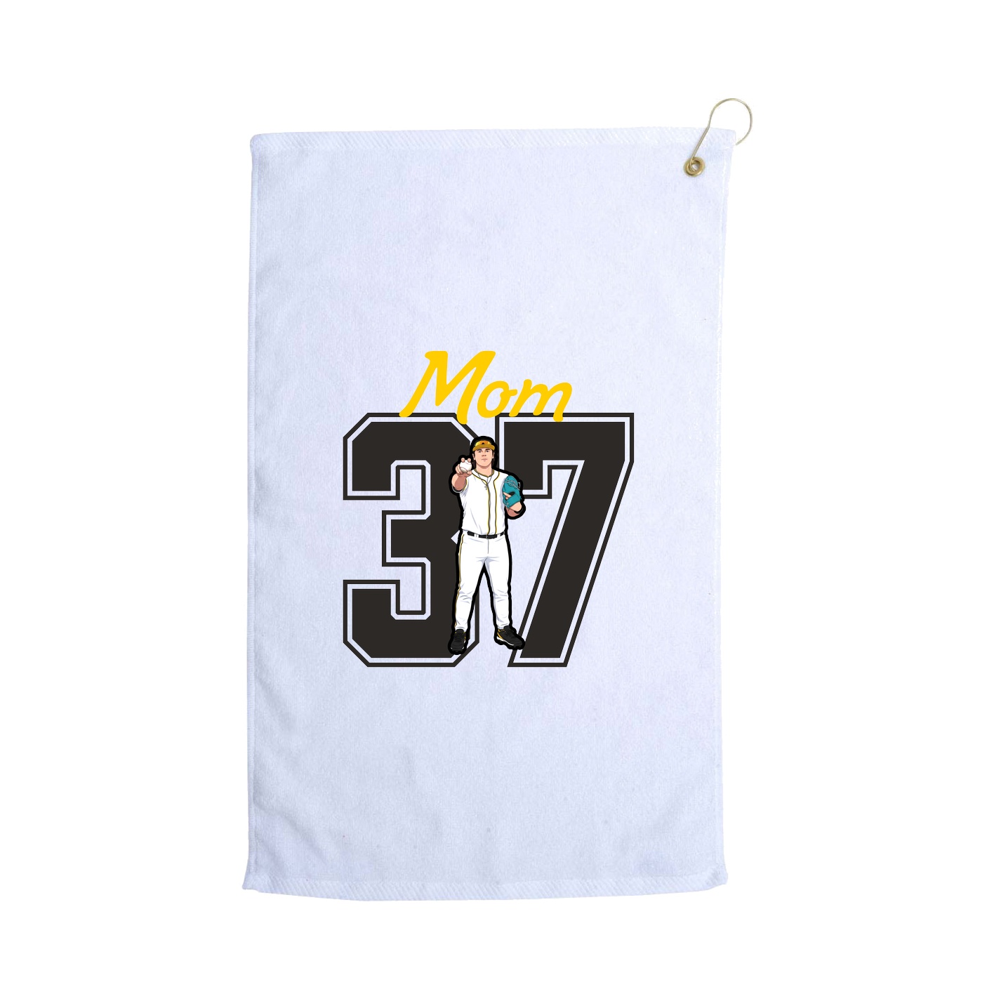 Golf Towel — Mothers Day Shirsey in White