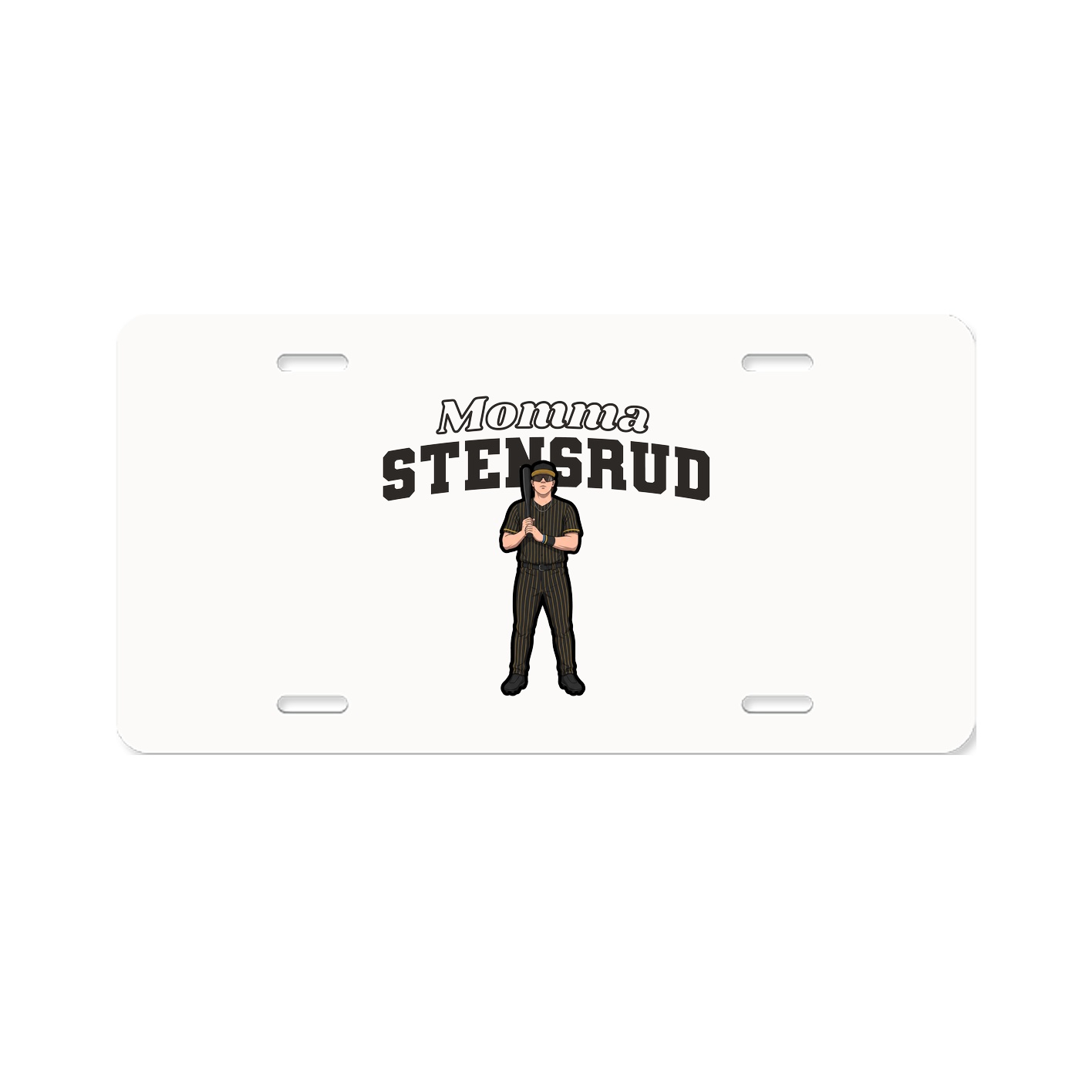 License Plate — Mothers Day Block in Classic